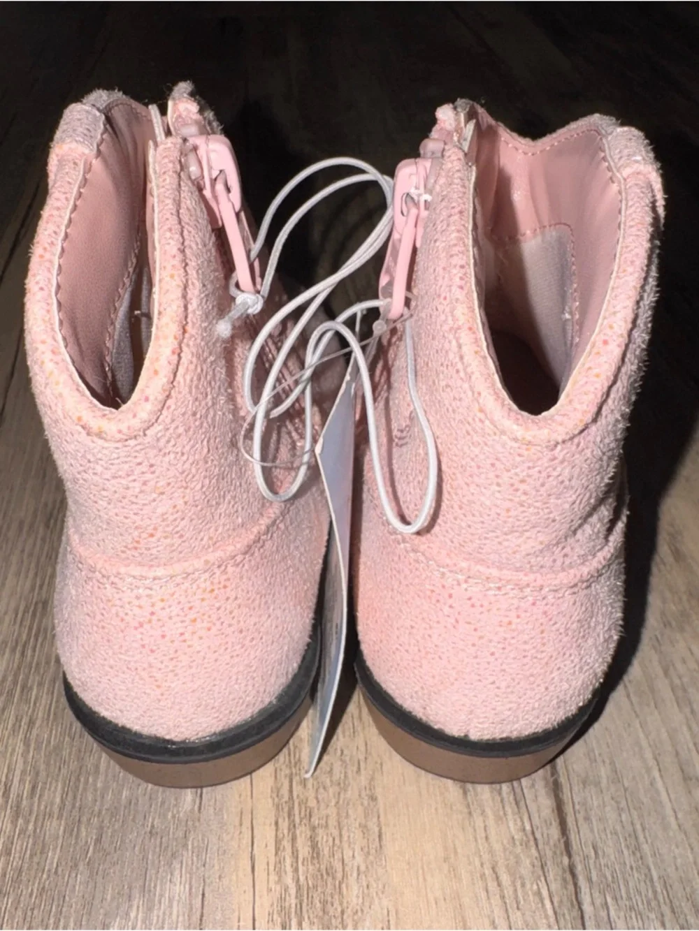 Cat & Jack Pink Glitter Toddlers' Cowboy Boots